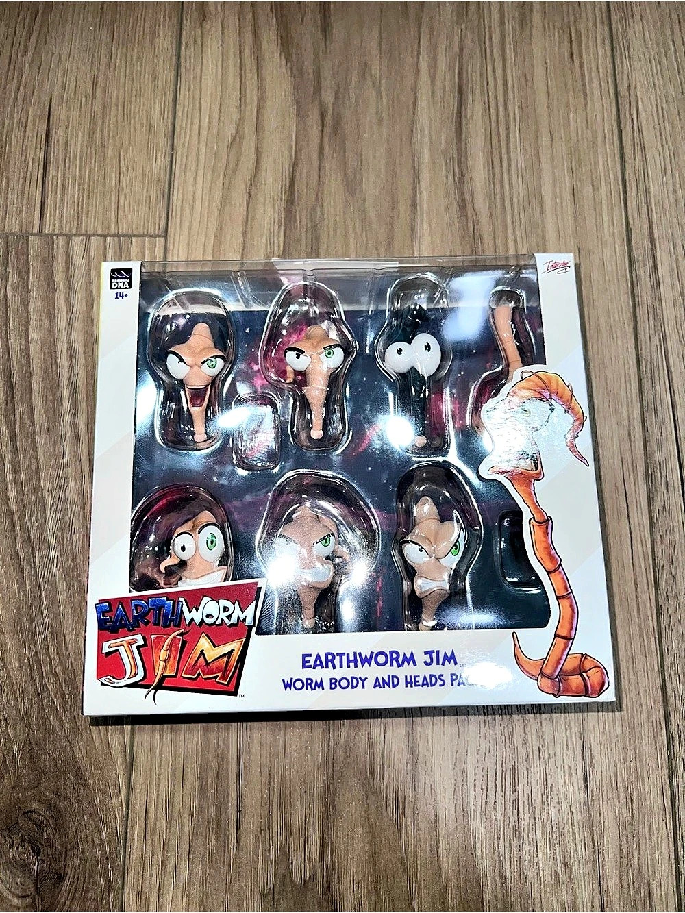 Earthworm Jim Worm Body and Heads Pack & Heads Pack NIB